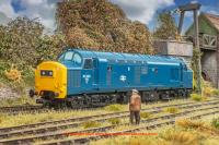 35-303SFX Bachmann Class 37/0 Diesel Locomotive number 37 305 in BR Blue livery